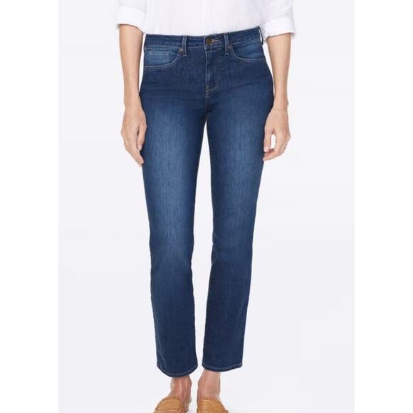 NYDJ Denim - NWOT NYDJ Sheri Cooper Slim Leg Dark Wash Jeans Lift Tuck Slimming Stretch sz 18